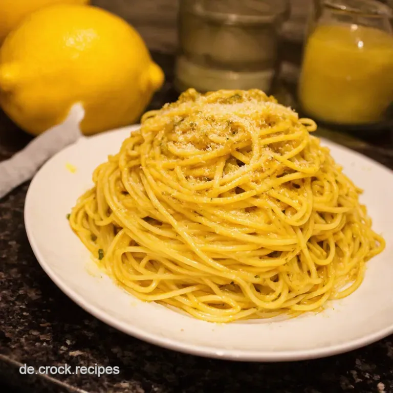 Spaghetti Alla Limonese Ein Hauch Von Sommer presentation
