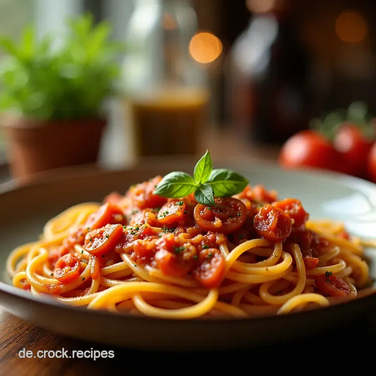 Spaghetti Allassassina Apulisches Original Knusprig Scharf presentation