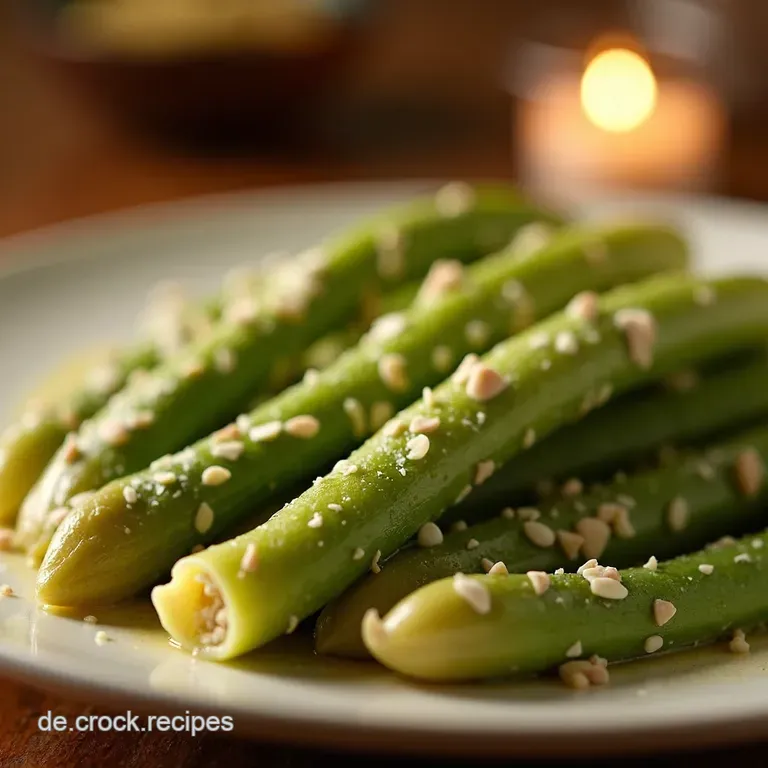 Spargel mit Sauce Hollandaise und Frühlingskartoffeln presentation