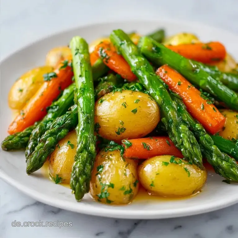 Spargelpfanne Mit Gem&uuml;se: Knusprige Kartoffeln