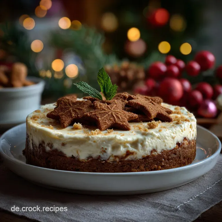 Spekulatius K&auml;sekuchen: Festliche Weihnachtsb&auml;ckerei