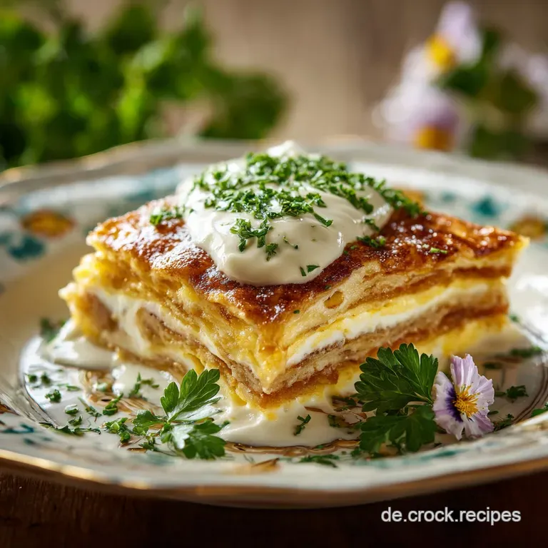 Spiegeleikuchen: Omas Original Ddr Klassiker Mit Vanille-Schmand-Creme presentation