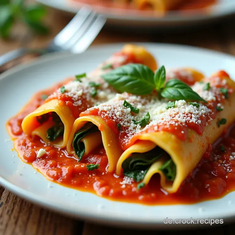 SpinatRicotta Cannelloni Einfach Lecker