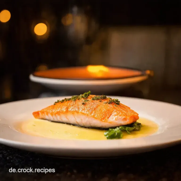 Steinbutt Mit Sauce Vierge presentation