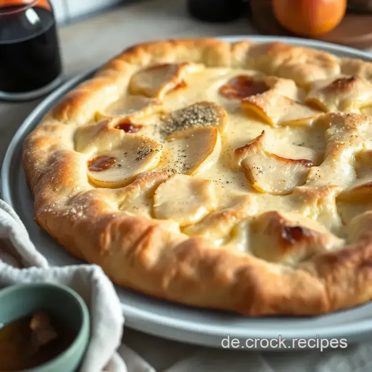 Stuttgart&#039 s Sweet Surprise: Pfannkuchen with Plum Compote &amp Apple-Cinnamon Ice Cream presentation