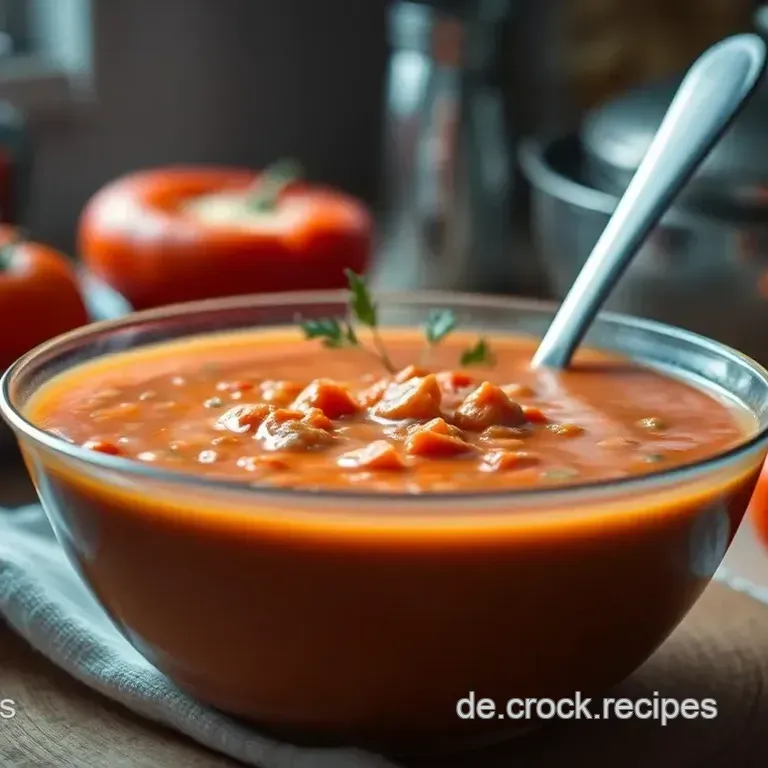 Süße Tomatensuppe à la Omas Geheimrezept