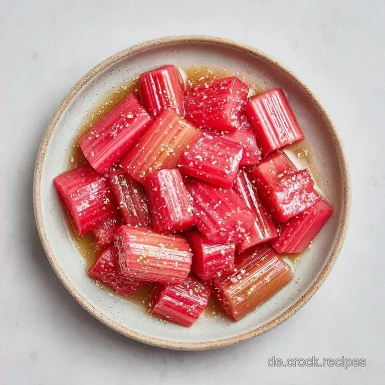 Thermomix Rhabarberkompott Mit Vanille: Fruchtig & St&uuml;ckig