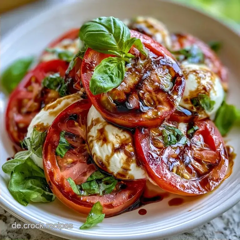 Kalter Tomaten Mozzarella Salat