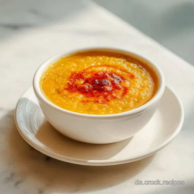 T&uuml;rkische Rote Linsensuppe: Samtig und kr&auml;ftig