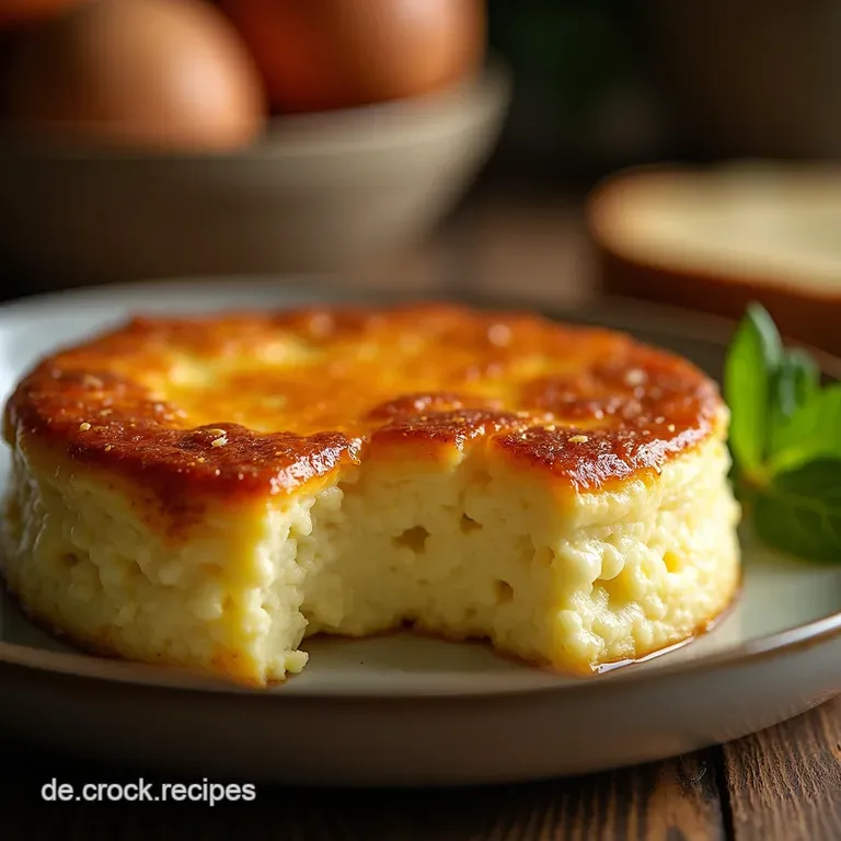 Der Kopfstehk&auml;sekuchen Cremiger Quarkgenuss Mit Goldbrauner Streuselhaube presentation