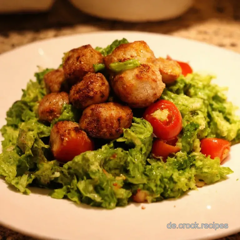 Urlaub Im Mund Mediterrane Fleischb&auml;llchen Auf Erfrischendem Gurkensalat presentation