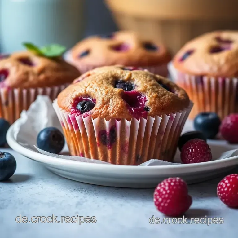 Vegane Blaubeer-Muffins – Fruchtiger Genuss für jede Gelegenheit presentation