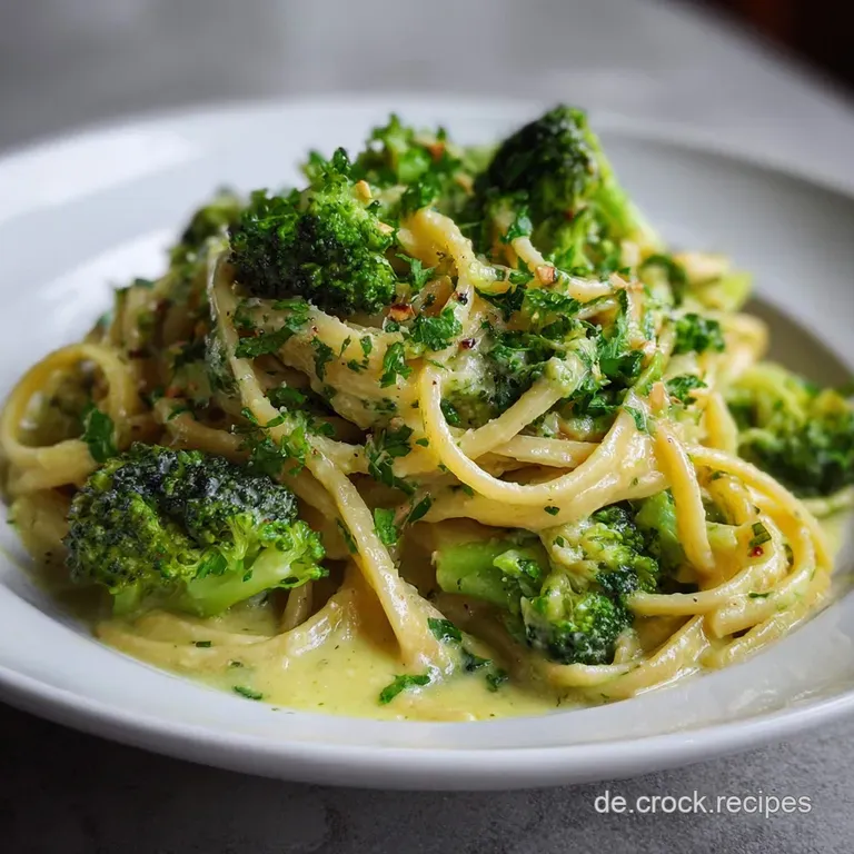 Vegane BrokkoliPasta: Der Cremige Gr&uuml;ne Blitz
