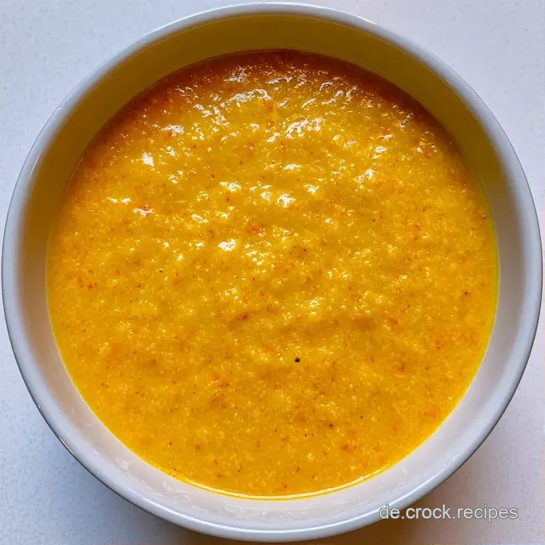 Zartgelbe, samtige Sauce auf knackigem gr&uuml;nen Spargel, gl&auml;nzend unter warmem Licht auf einem wei&szlig;en Porzellanteller.