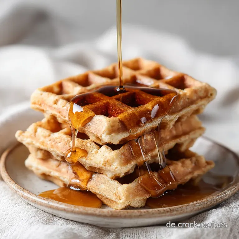Vegane Waffeln: Au&szlig;en Knusprig und Innen Weich