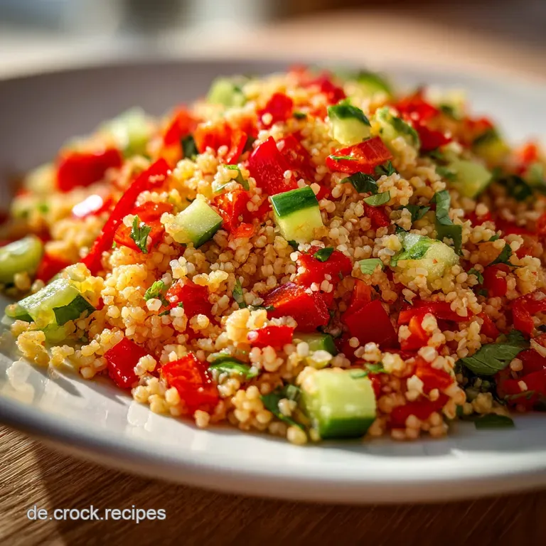 Veganer Bulgursalat: Spritzig und Frisch