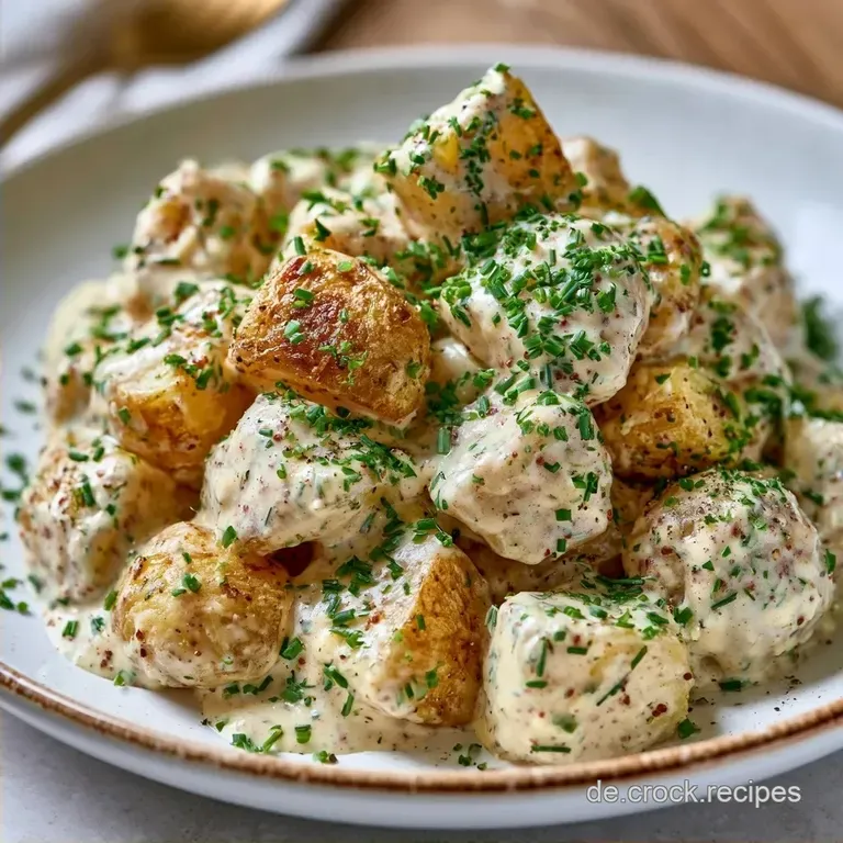 Veganer Kartoffelsalat: Cremig