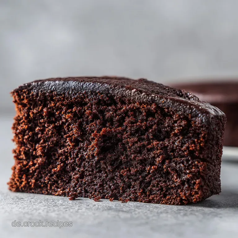 Veganer Maulwurfkuchen: Saftig und Schokoladig