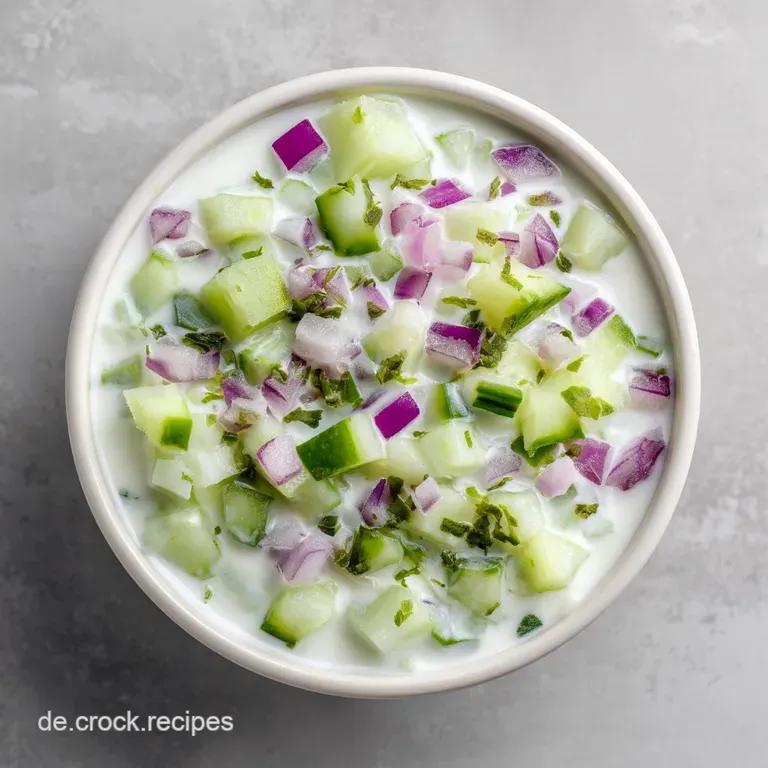 Veganes Mixed Vegetable Raita: Cremig und Erfrischend