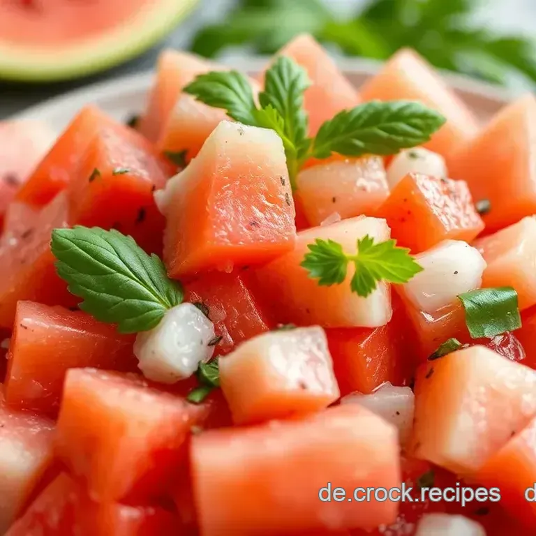 Wassermelonen-Feta-Salat: Sommerlich leicht &amp lecker!