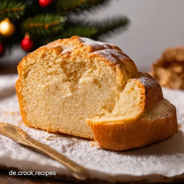 Weihnachtlicher MandelMarzipanTraum MiniStollenDessert