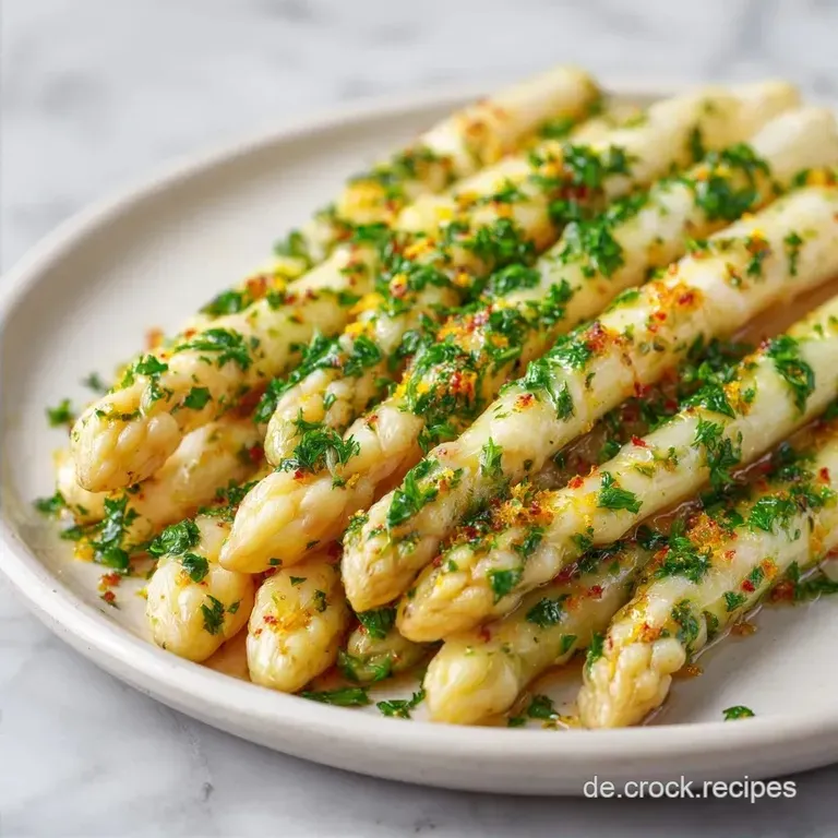Wei&szlig;er Spargel aus der Hei&szlig;luftfritteuse: Buttrig & Zart