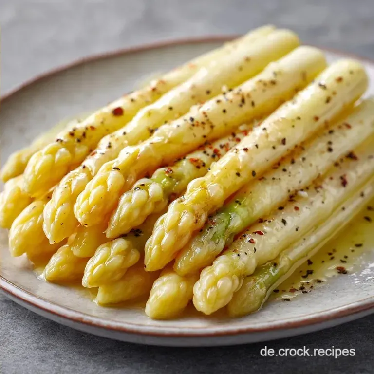Schneller Wei&szlig;er Spargel: Samtig Butterig