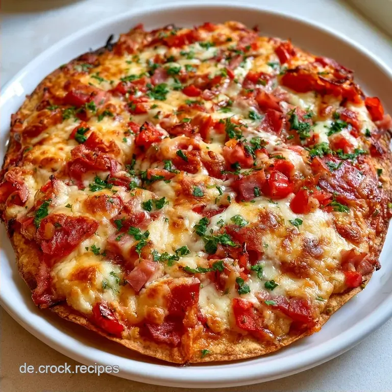 Wrap Pizza Airfryer in 20 Minuten