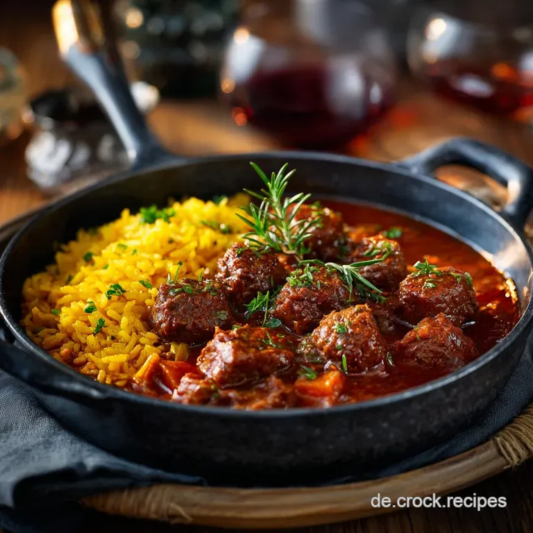 W&uuml;rstchengulasch Mit Paprikareis Deftiger Ddr Klassiker presentation