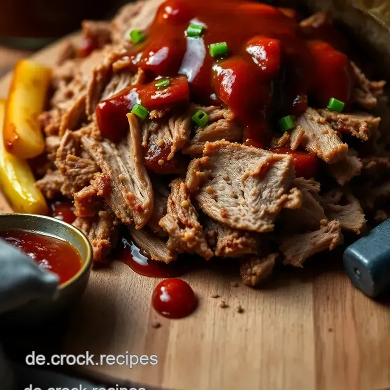 Zartes Pulled Pork mit hausgemachter BBQ-Sauce presentation