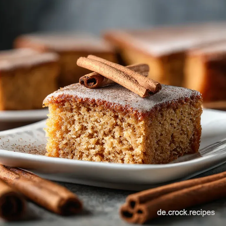 Saftiger Zimtkuchen vom Blech mit Schmand