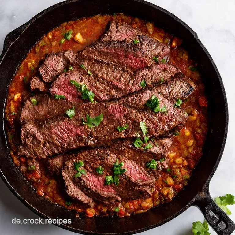 Zischende TexMex Steak Pfanne mit buntem Gemüse Ole