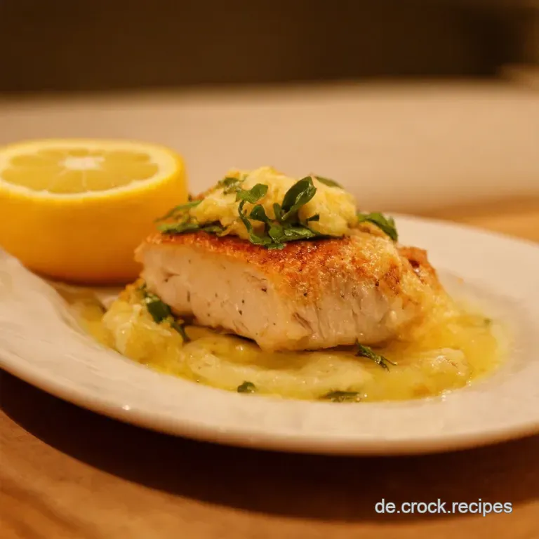 Zitronenknoblauch H&auml;hnchenbrust Mit Kr&auml;uterkartoffeln presentation