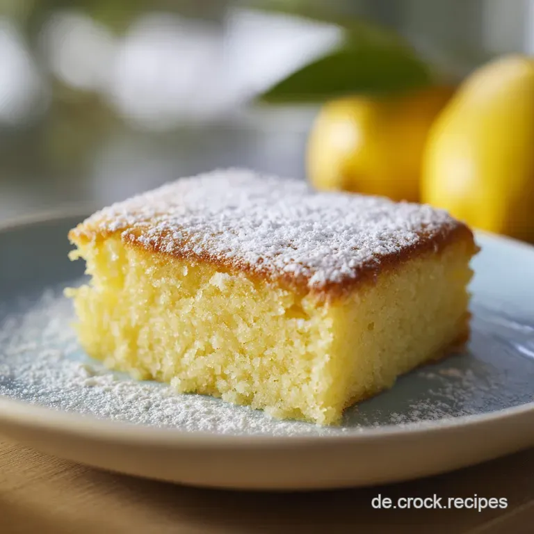 Mehrere rechteckige Kuchenst&uuml;cke auf einem wei&szlig;en Porzellanteller, garniert mit frischen, gr&uuml;nen Minzbl&auml;ttern.